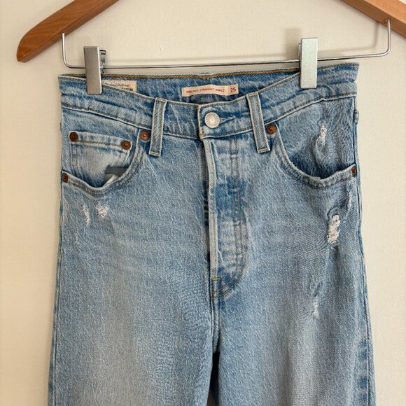 Levi's Ribcage Straight Ankle Jean - Size 25 - Picture 9 of 13